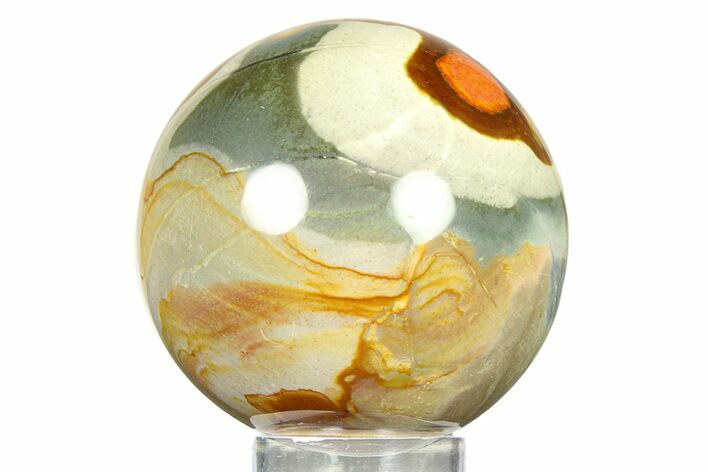 Polished Polychrome Jasper Sphere - Madagascar #283261